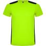 Detroit rvid ujj uniszex sportpl, lime, solid black