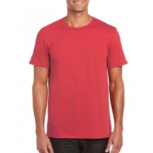 Gildan SoftStyle frfi pl, Heather Red (T-shirt, pl, kevertszlas, mszlas)