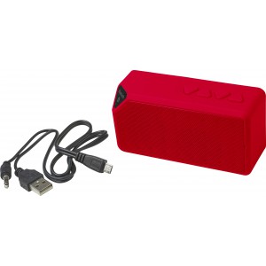 Bluetooth hangszóró, piros (hangszóró, rádió, vetítő)