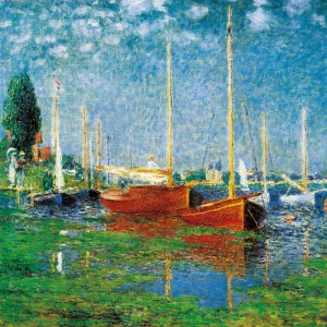 Lemeznaptr Claude Monet 2024, 30  30 cm (naptr)