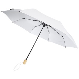 Birgit 21'' sszecsukhat szlll eserny, RPET, fehr (sszecsukhat eserny)