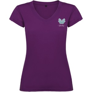 Roly Victoria ni V-nyak pamutpl, Purple (T-shirt, pl, 90-100% pamut)