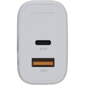 Xtorm XEC067 GaN2 Ultra fali tlt, 67W, fehr (vezetk, eloszt, adapter, kbel)